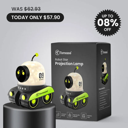 Robot Star Projection Lamp